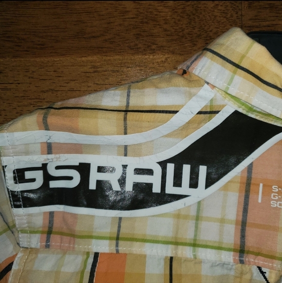 Gstar Raw Men's LS Shirt with Roll Up Button Sleeves - Picture 6 of 10